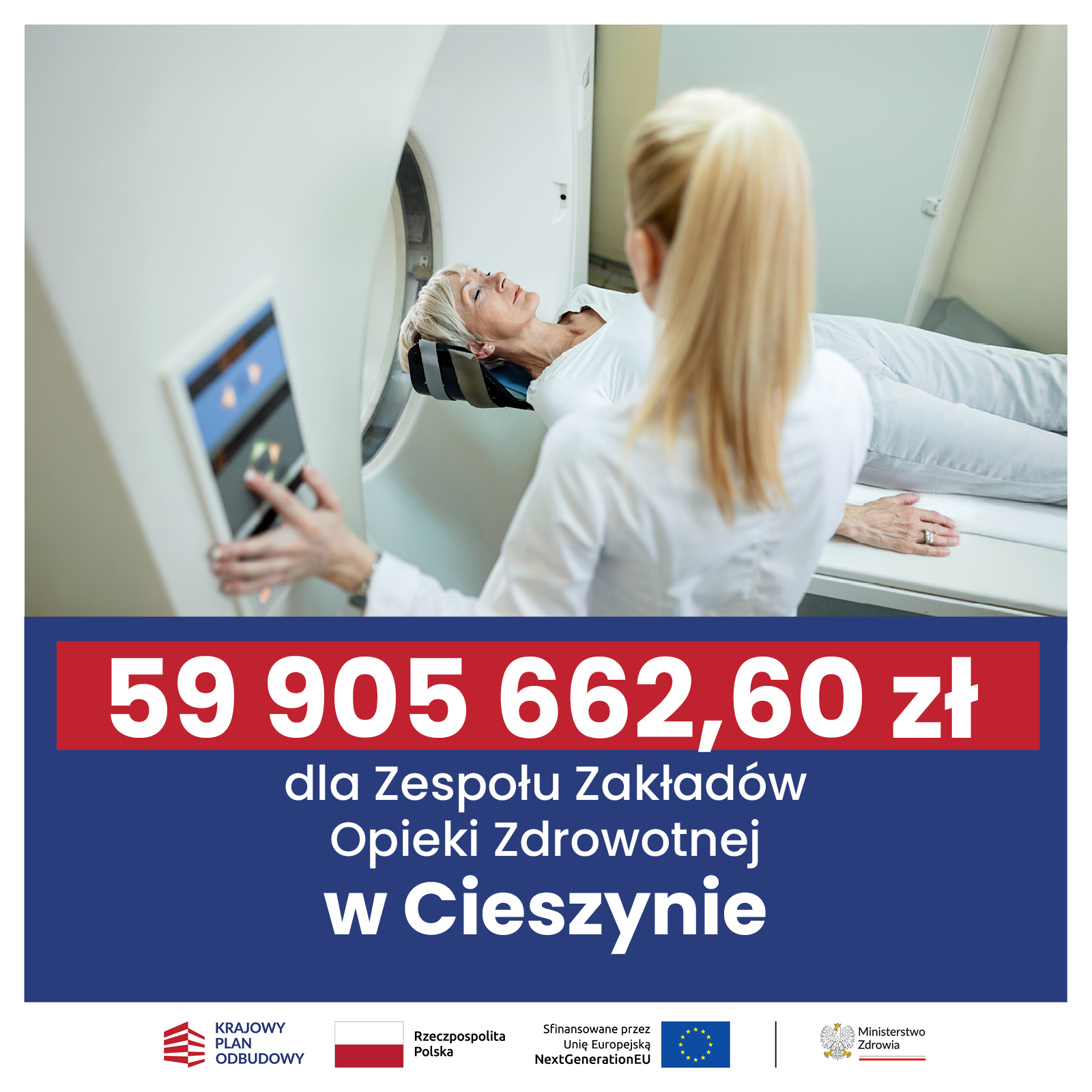 59905662,60 zł dla ZZOZ w Cieszynie